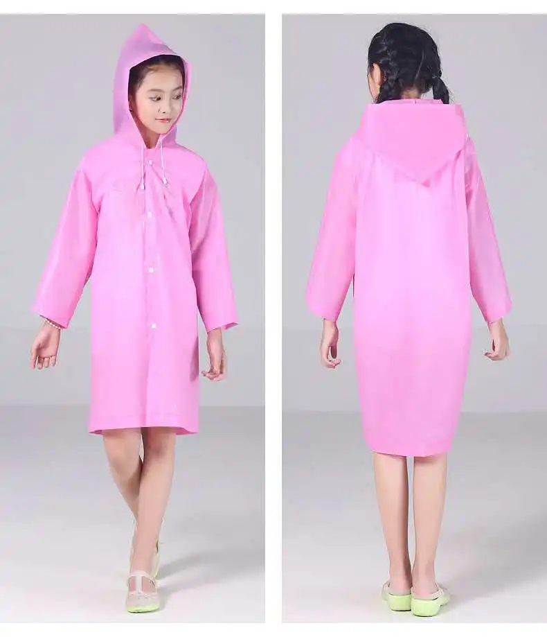 1 Item Cute Dinosaur Polyester Baby Raincoat Outdoor Waterproof Rain Coat Children Impermeable Poncho Boy Girl Rain Jacket Gift