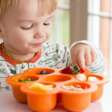 Силиконовая герметичная прозрачная креативная форма для мороженого, 7 отверстий, кубик для приготовления льда, кубик с крышкой для льда, контейнер, коробка C9O0