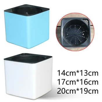 

Automatic Self Watering Flower Plant Pot Garden Indoor Home Decoration Gardening Trays Plastic Pots Creative Small Pots For Succ