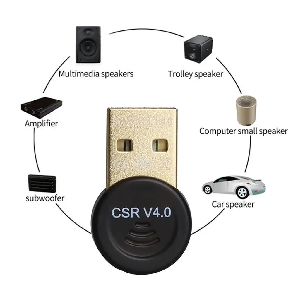 Bluetooth 4,0 аудио приемник мини стерео Bluetooth USB передатчик для ТВ ПК автомобильный комплект беспроводной адаптер Поддержка нескольких Usb портов