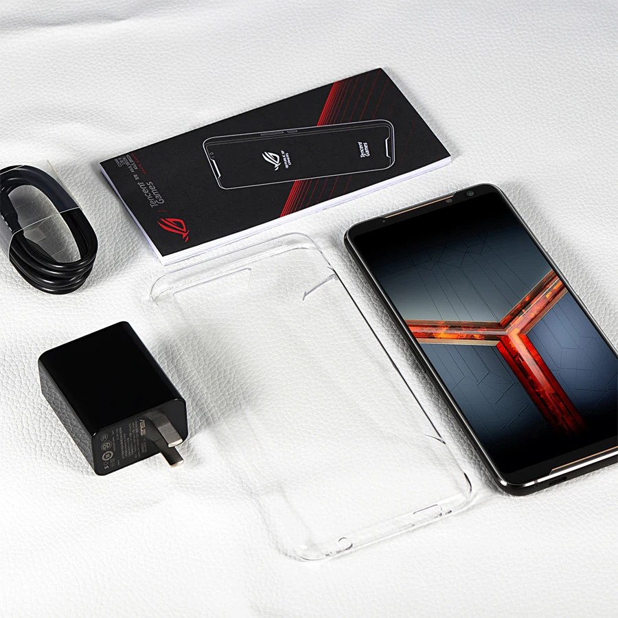Оригинальное ASUS ROG Phone II ZS660KL мобильный телефон 8 ГБ 128 Snapdragon855 + OctaCore 6 59 &quot6000 мА/ч 48MP