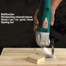 Деревообрабатывающий Электроинструмент Универсальный сокровище Многофункциональный обрезной станок для резки отделочный станок качающийся комплект лопат