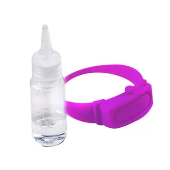 

Gel Dispenser Bracelet Portable Silicone Soap Bracelet Wristband Hand Dispenser Band Squeeze Bottle Wristbands Hand Sanitizer