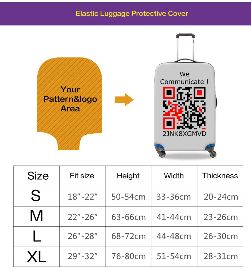 luggage protective cover