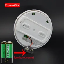 9 в светодиодный Фотоэлектрический Дымовой Сигнализатор с питанием от батареи(без батареи) для дома, школы, гостиницы, дымовая сигнализация