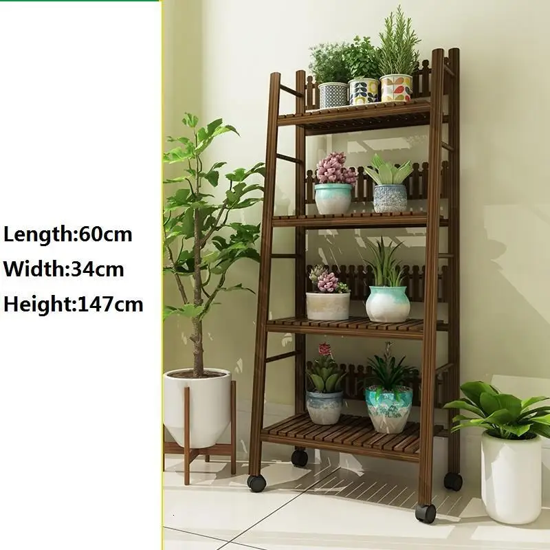 Version L Porta Piante Estanteria plantenekken Estante Para Plantas деревянные полки для балкона стойки открытый цветок стенд завод полка - Цвет: Version L