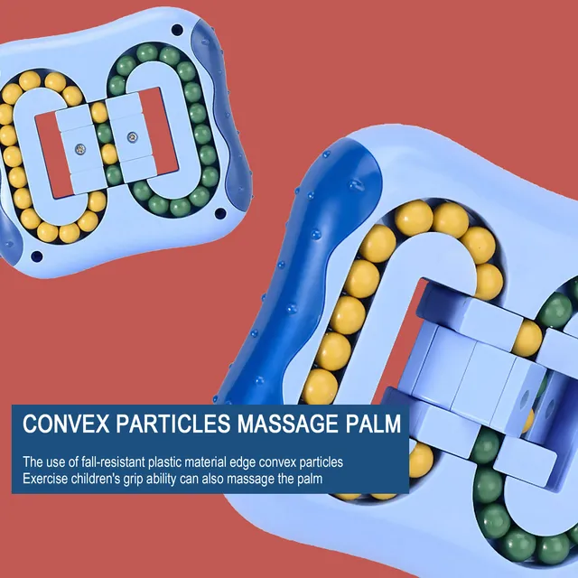 Special Bean Fingertip Toys Relieve Stress Decompression Rotating Small Beads Magic Puzzle Cube Fidget Educational Spinner Game 4