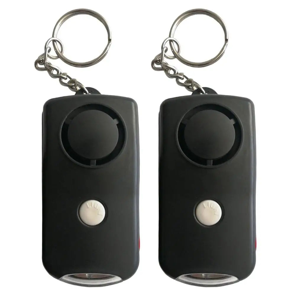 

Personal Alarm Keychain SOS Emergency Human Voice Safety Sirens Security Self Defense Electronic Device With LED Flashlight