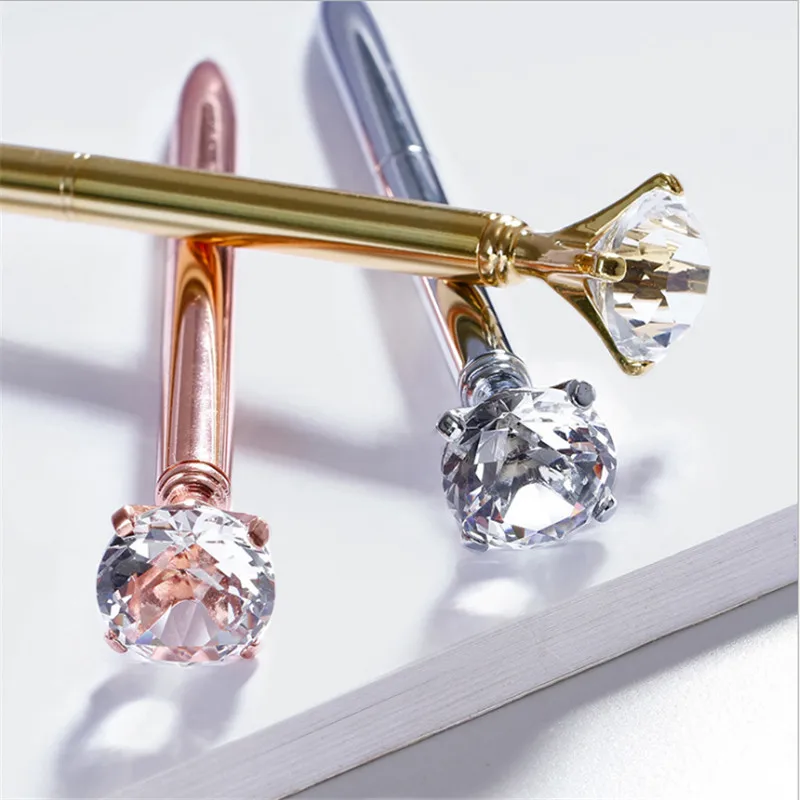 

1pcs Wedding Diamond Writing Pen Bridesmaid Gift B Wedding Decoration Bachelorette Party Bridal Shower Back To School Pen Kids-S