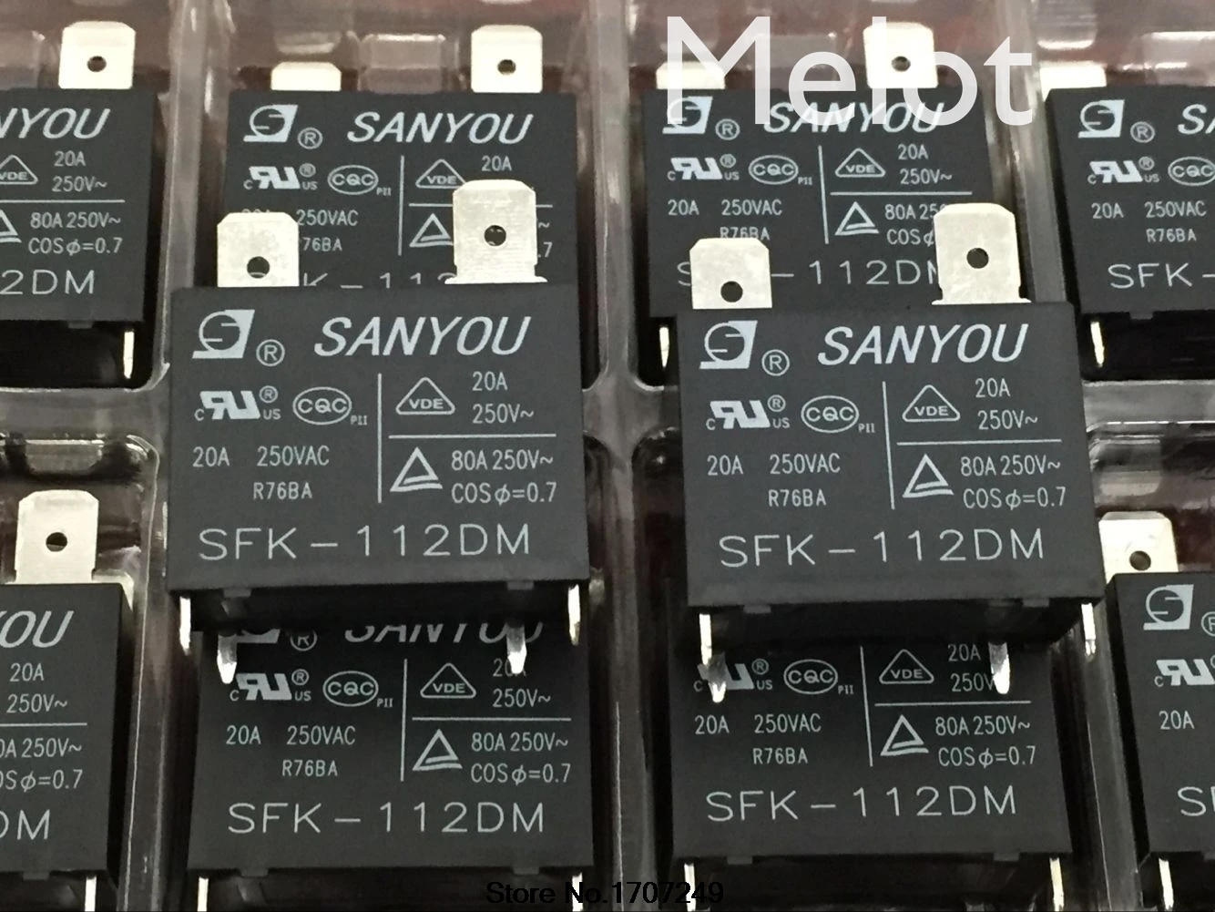 

Free shipping 50pcs/lot 100% new and original SANYOU relay SFK-112DM 12V 20A 250VAC for Air conditioner DC Mini Power Relay