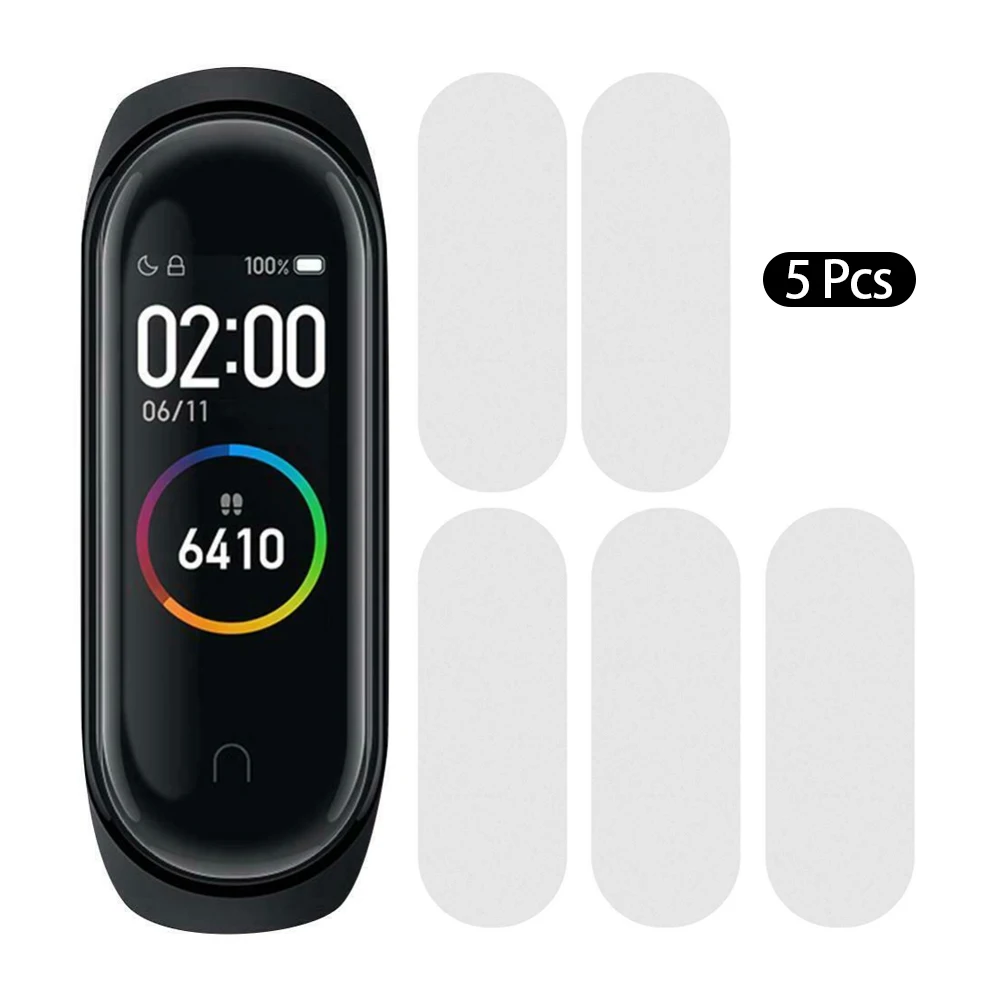 Новая 5 шт. Гидрогелевая пленка/шлифовальная Защитная пленка для M4 Xiaomi Mi Band 4 умная Защитная пленка для часов из закаленного стекла