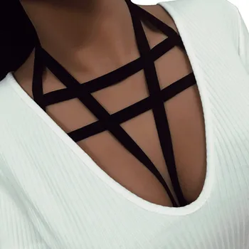 

top selling product in 2020 Sexy Women Ladies Hollow Strappy Bra Cage Crop Top Bustier Tops Support Wholesale and Dropshipping