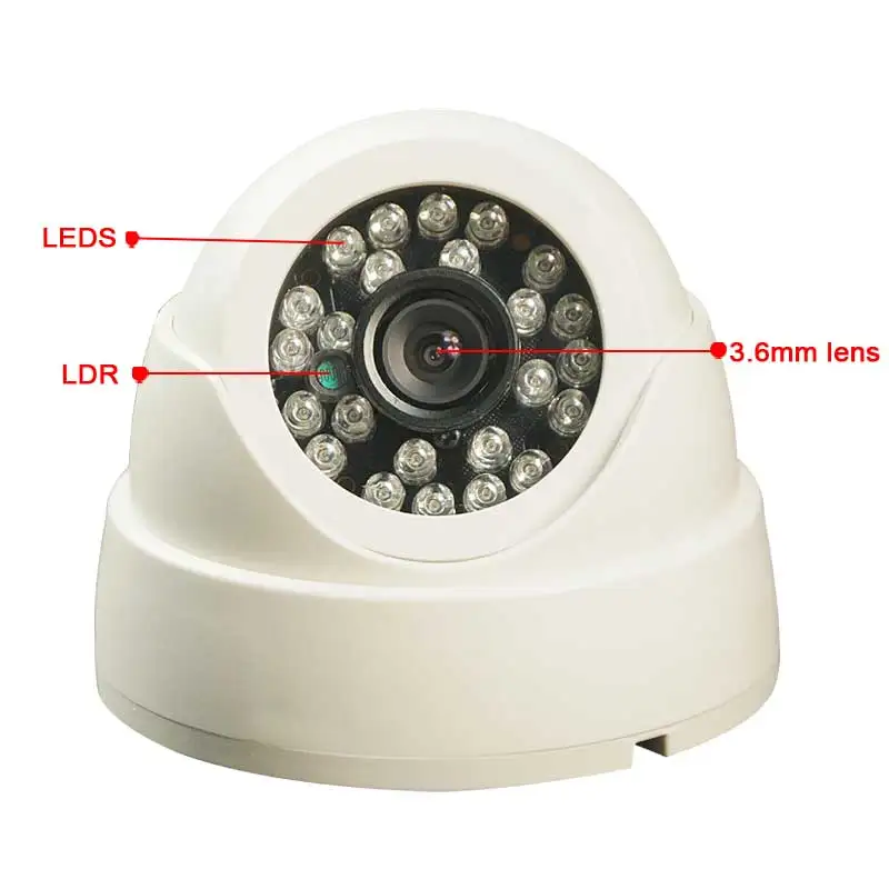

Small plastic dome sdi cctv camera 24pcs IR LEDs infrared night vision cctv monitoring security HD 1080P Camera sdi