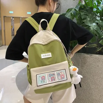 

Female Luxury College Black Fashion Fashionable School Bags for Teenage Girls Mochila Notebook Women Rucksack Bookbag