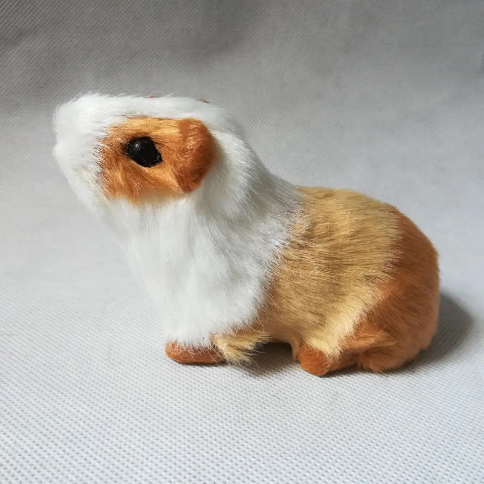 

lifelike toy Domesticated Guinea Pig model polyethylene&furs mouse prop 12x7x8cm handicraft home decoration gift b1819