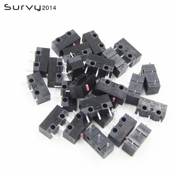 

10pcs 12.8*5.8*6.5mm Mouse Microswitch Stable Pushbutton Switches diy electronics