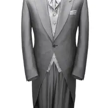 Утренний стиль на заказ жених смокинг жениха костюм для шафера(куртка+ брюки+ галстук+ жилет