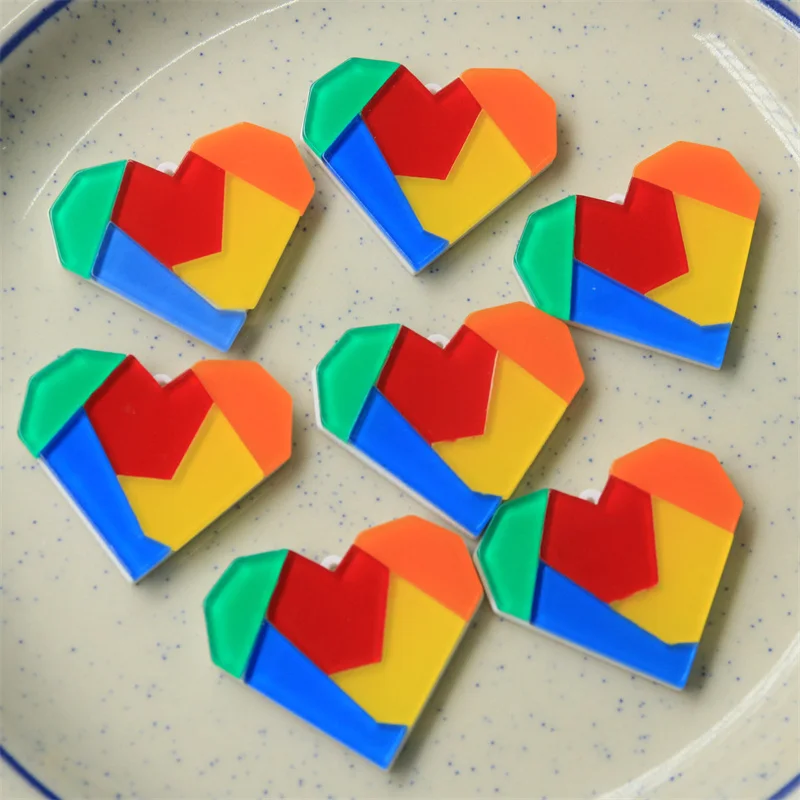 

10 шт., акриловые серьги в японском и корейском стиле