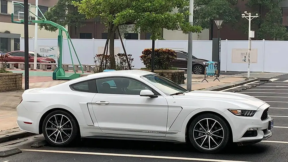 2 шт., GT350, стильный крыло, боковое вентиляционное отверстие, крышка для выхода, Накладка для Ford Mustang 2,3 T 5,0, 3D декоративная наклейка, черные автомобильные аксессуары