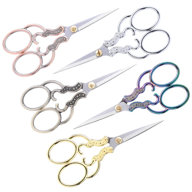 Embroidery Scissors Rainbow Stork Scissors Stainless Steel Small Craft  Scissors Dressmaker Shears For Embroidery Sewing - AliExpress