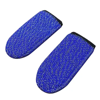 

10pcs Mobile Gaming Controller Finger Sleeve Non Slip Sweatproof Touching Screen Finger Cover for Playing Games EM88