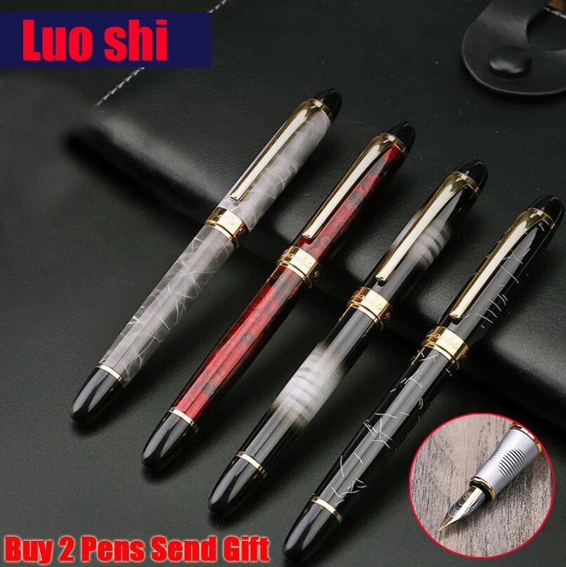 Luoshi 958 Mewah Logam Tinta Pena Eksekutif Bisnis Tanda Tangan Menulis Pena Membeli Pulpen Mengirim Hadiah Fountain Pens Aliexpress