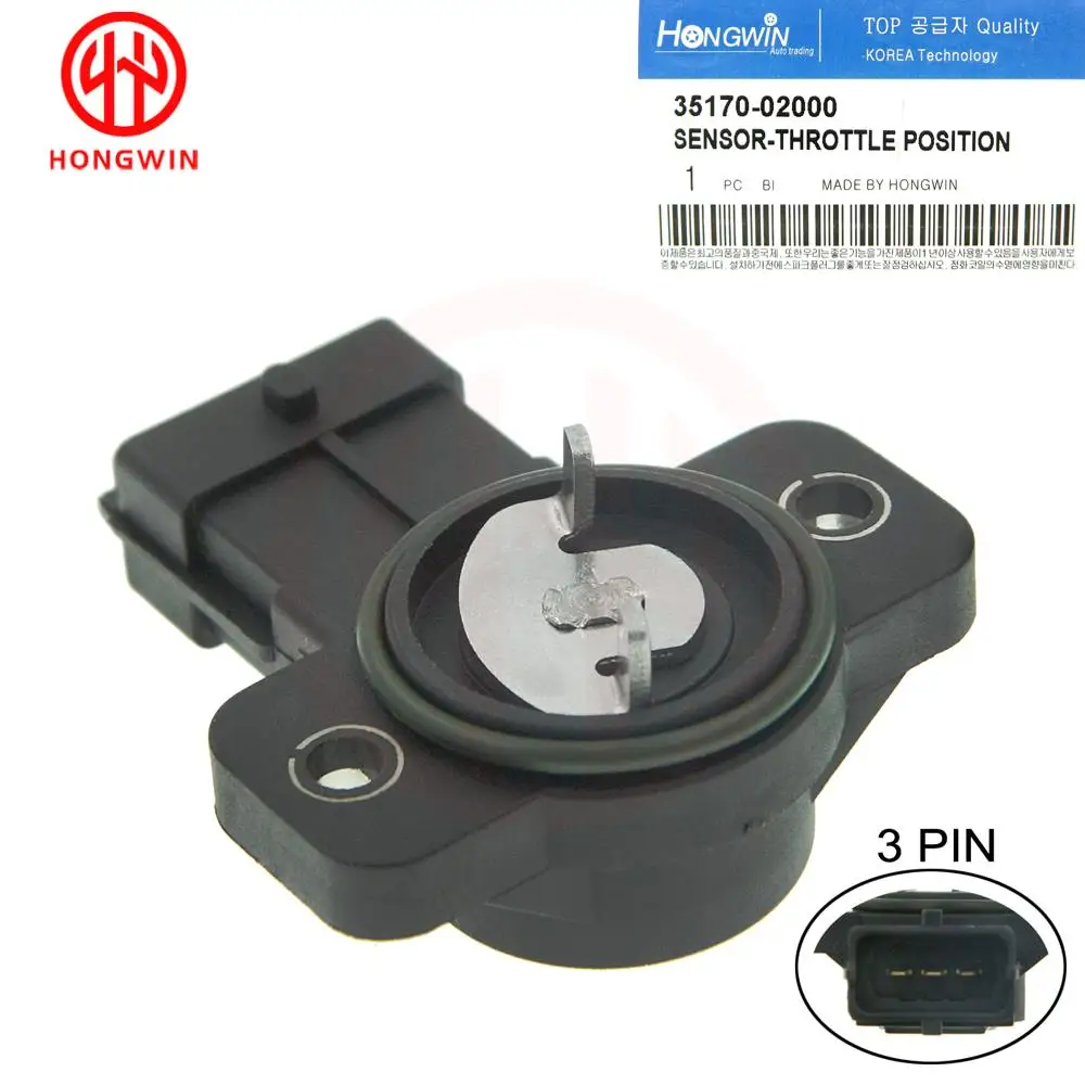Throttle Position Sensor Throttle Position Sensor TPS 35102-02910,35170-02000 For Hyundai i10 2006 Kia Morning Picanto 2004-2007