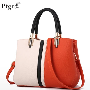 

Women Handbag PU Leather Bag Brand Tote Ptgirl Female Style Evening Bags Zipper High Quality Bag Lady Original Design Bags Sac