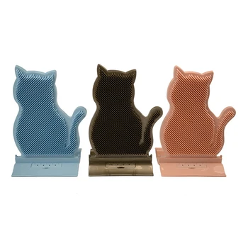 

Cat Self Groomer Interior Wall Corner Massage Cat Comb Grooming Brush Kitten Interactive Toy Pet Cat Grooming Accessories