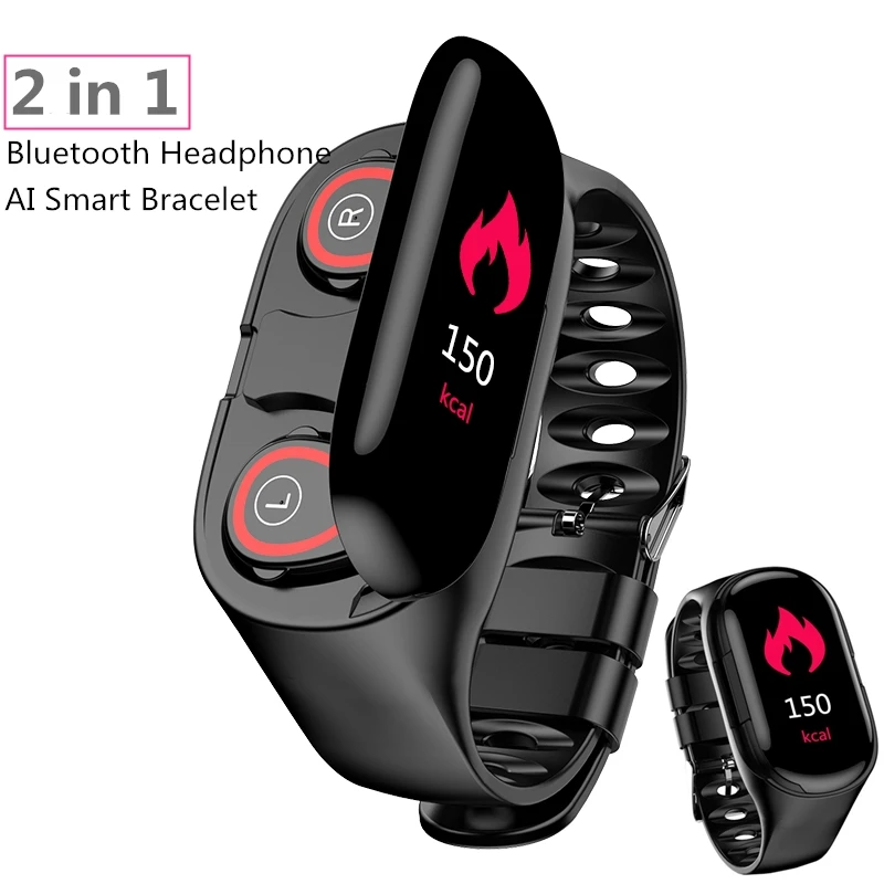 

New Arrival AI Smart Watch Men Women Bluetooth Headphone Blood Pressure Heart Rate Monitoring Smart Watch for Android IOS M1