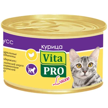 

VITA PRO VITA PRO LUXE for adult cats with chicken mousse 85g