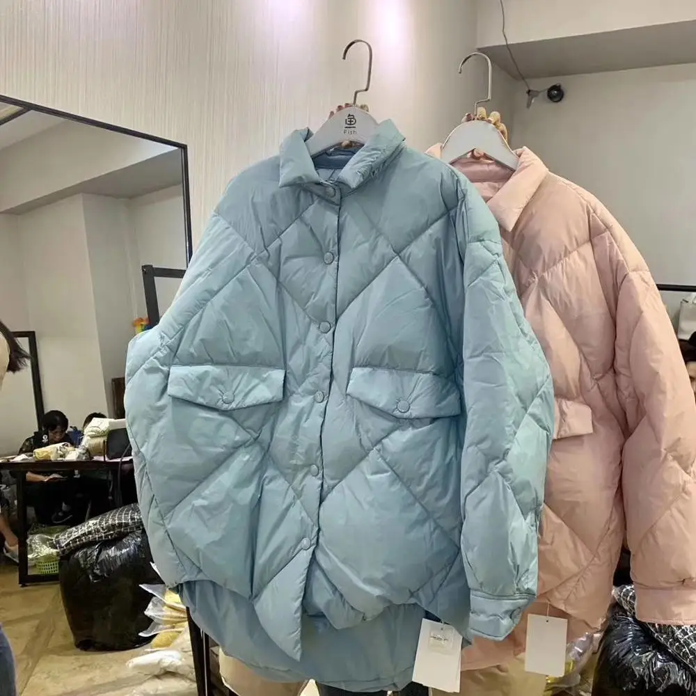 Ladies' down coat women plus size new fashion korean thin down jacket high quality winter coat women