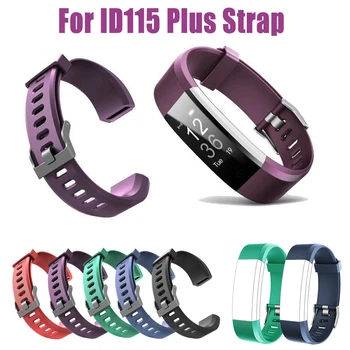 

Mr NEW Colorful Rubber Soft Replacement Silicone Sport Band Strap For ID115Plus HR Smart Watch Accessorie Smart Watch Accessory