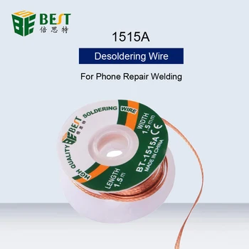 

BST-1515A 1.5mm 1.5M Solder Remover BGA Desoldering Wire Braid Solder Remover Wire For Phone Repair Welding Hand Tools