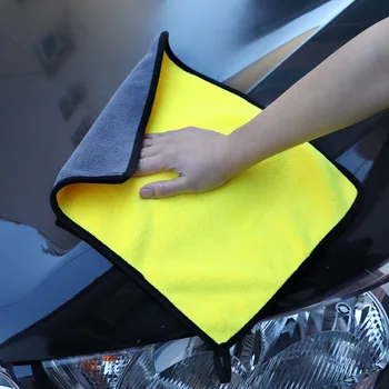 

30x30/30x40/30x60cm 2pcs Car towel cleaning cloth special towel for glass thicken double-sided velvet household wash towels