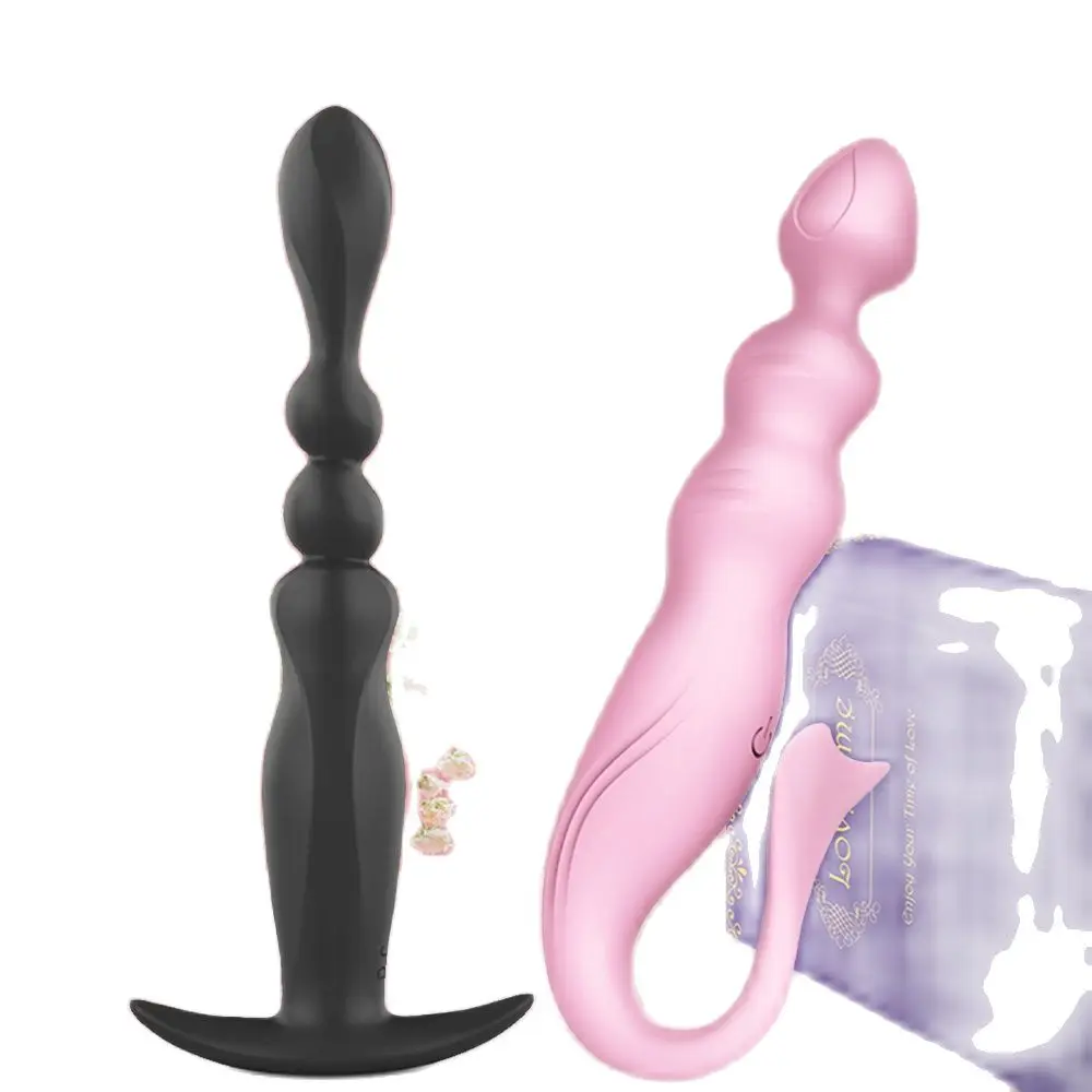 LoveTime 10 Vibration Modes Big Anal Plug Vibrator Beads Prostate Massager Flexible Butt Gay Erotic Adult Products | Красота и