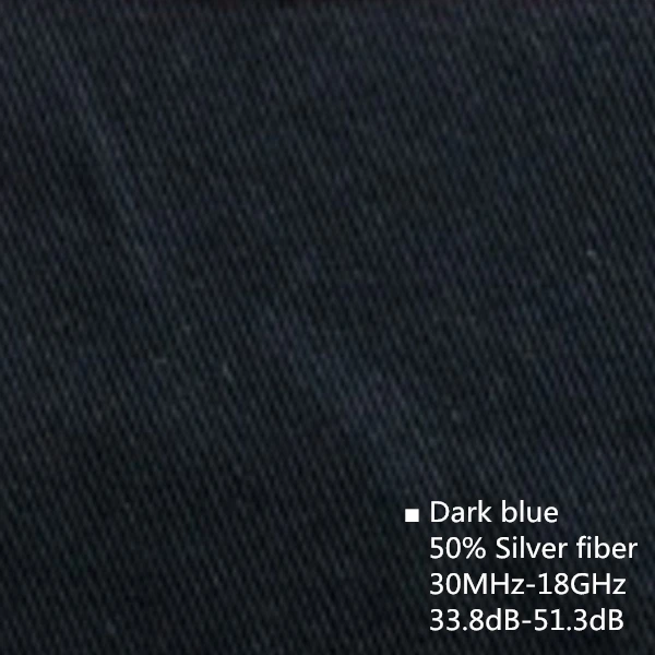 Подлинная набор электромагнитного излучения защитная одежда электрическая сварка Электромагнитная медицинская EMF Экранирование Спецодежда - Цвет: Dark blue 50Ag