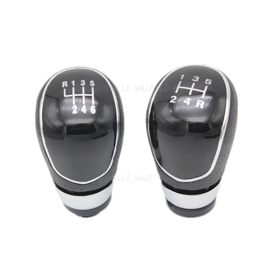 Ручка переключения передач 5 6 скоростей серебристо черная для Ford Focus 2 MK2 FL MK3 MK4 MK7