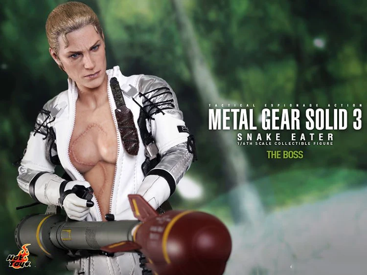 In Stock Collectible 1/6 Scale HotToys VGM14 Metal Gear Solid 3 Snake Eater The Boss Action Figure Model for Fans Gifts