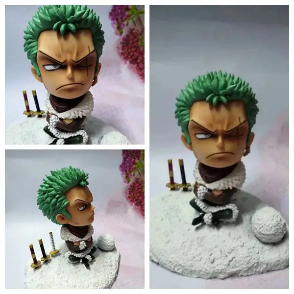 

Anime Garage Kit One Piece Cute Snowman Sauron Desktop Doll Model Boxed Decoration