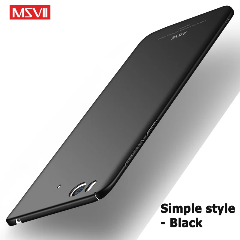 Simple black Чехол для Xiaomi mi 5s чехол Msvii Silm Матовые чехлы для Xiaomi mi 5 S mi 5S чехол Xao mi 5 S PC чехол для Xiaomi mi 5 S m5s чехол s - Цвет: Simple black