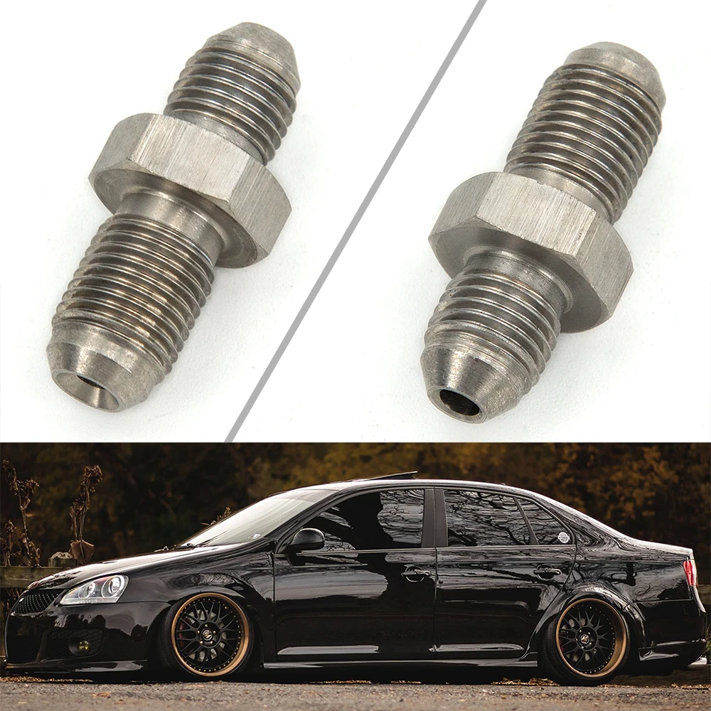 Stainless Steel M10*1 / M12*1 Metric 10mm to AN3 Brake Hose Clutch Line Oil Hose End Adapter Fitting brake oil connector brake adapter parts adapter
