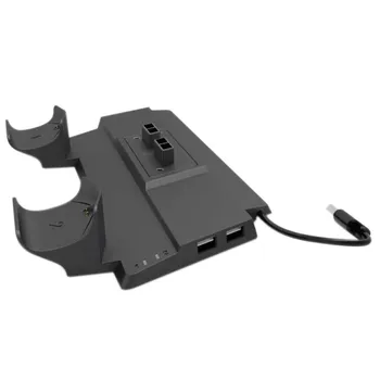 

For PS4 / SLIM / PRO Multi-function Base Game Handle Dual Seat Charger HUB Expansion Splitter
