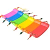 Flying Toy Garden Swing Kids Hanging Seat Toys with Height Adjustable Ropes Indoor Outdoor Toys Rainbow Curved Board Kids Swing 6