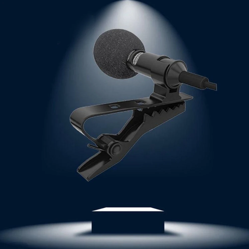 Профессиональный для телефона портативный мини стерео HiFi Качество звука конденсаторный микрофон клип нагрудный микрофон для громкоговорителя