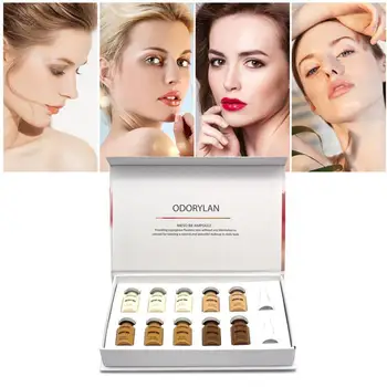 

10pcs Ampoule BB Cream Glow Mixing Makeup kit Anti-aging Serum Meso White Brightening Natural Microneedle Serum Treatment