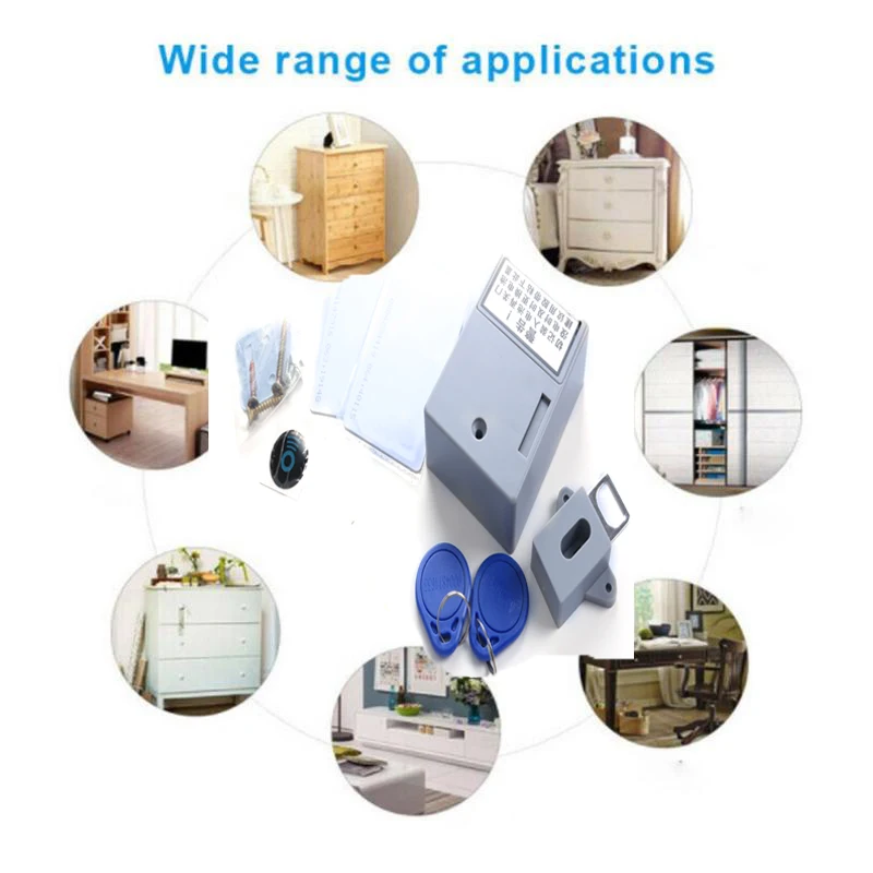 Rfid карты кольцо замок выдвижного ящика Умный Замок интеллигентая (ый) отверстие