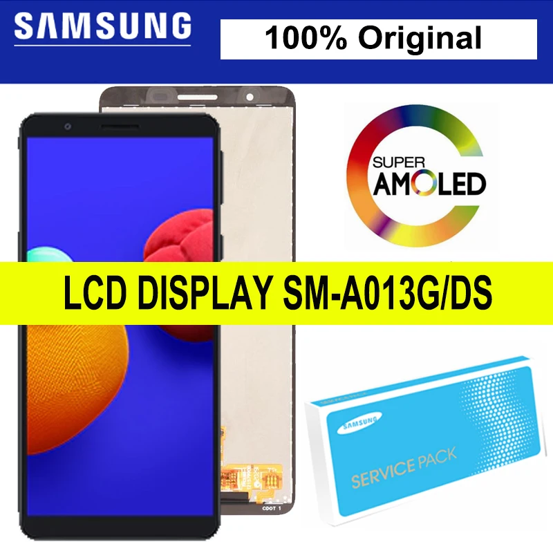 

Super AMOLED 5.3" Display For Samsung Galaxy A01 Core SM-A013G/DS LCD With Touch Screen Digitizer Assembly Repair Parts