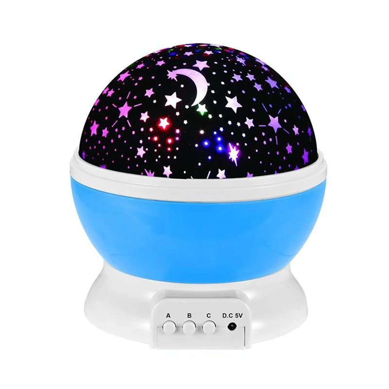 9 режимов светодиодный USB вращающийся Ночной светильник-проектор Звездное небо Звезда Дети дети спят Романтический светодиодный светильник-проектор рождественские подарки