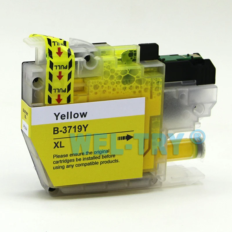 LC3719 чернильный картридж XL для brother MFC-J2330DW MFC-J3930DW J2330DW J3930DW, полные чернила с чипами, LC3719XL